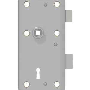 Kastenschloss DIN 81311 A für Buntbartschlüssel Edelstahl (A2) | GSV-Nr. 3827 rechts auswärts