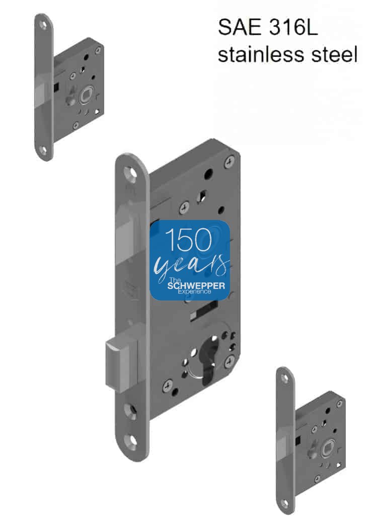 3-Point Locks stainless steel 316